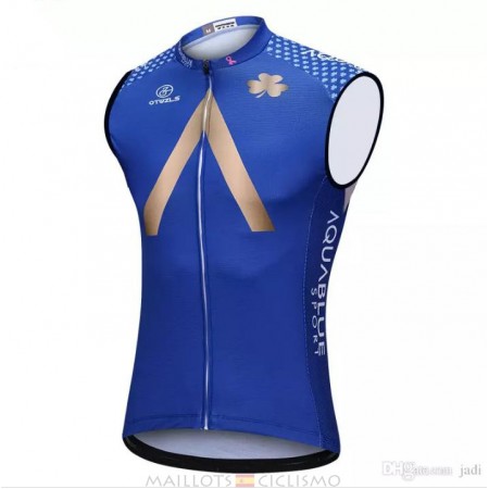 Gilet Cycliste 2018 Aqua Blue Sport N001